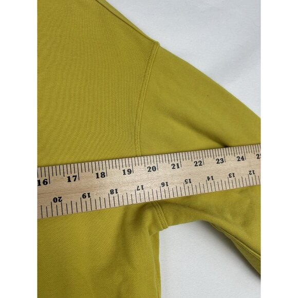Lululemon Perfectly Oversized Crew Sweatshirt Pullover Bright Yellow Size 0 - Picture 5 of 10